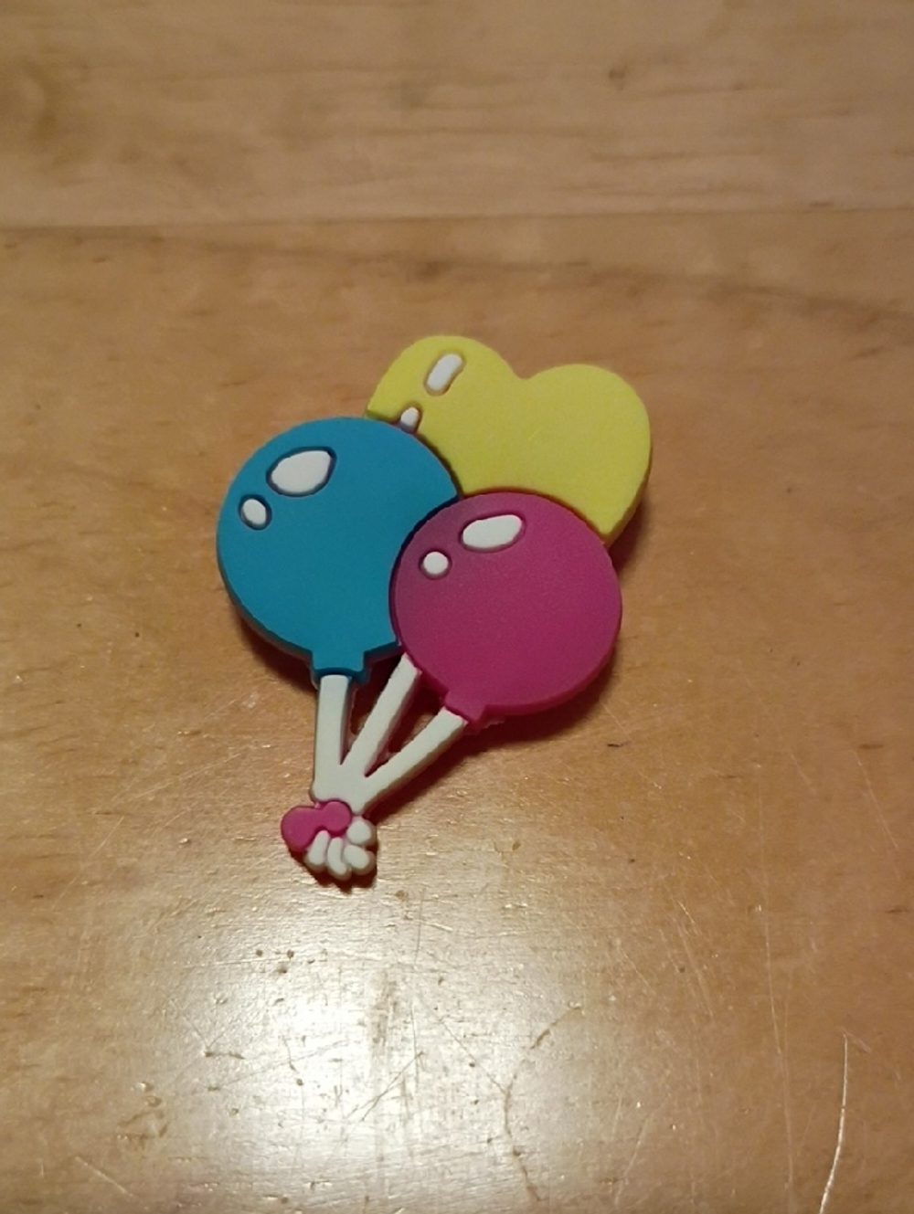 10 for $10 Jibbitz Croc Charms - Yellow Heart, Blue & Pink Balloons 9 - New